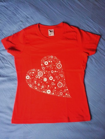 červené srdce - 15 €